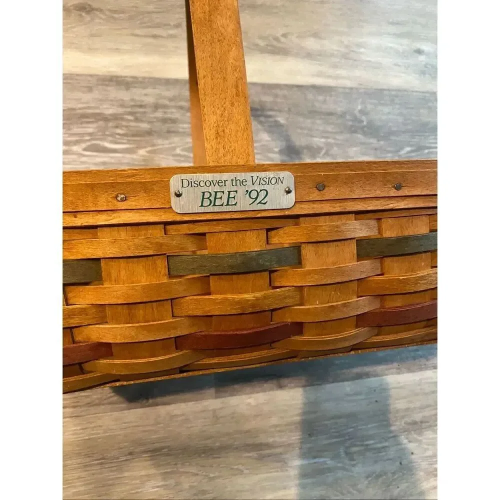 Vintage 1992 Longaberger Discover the Vision BEE '92 Basket Gathering USA